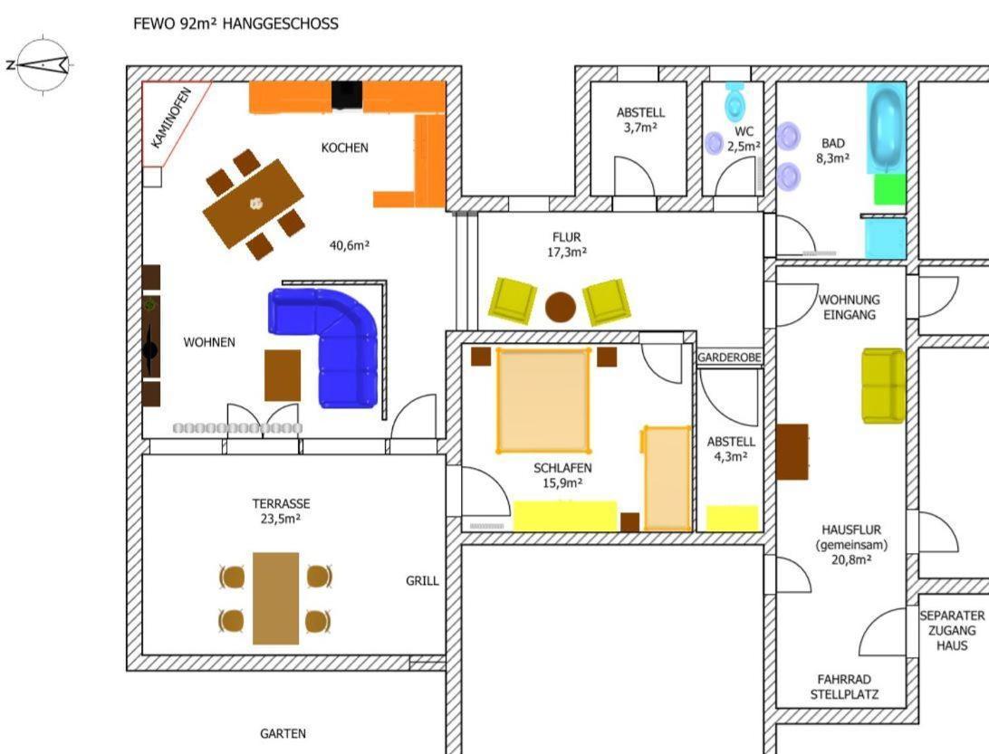 Ferienwohnung Leupolz Wangen im Allgäu Стая снимка